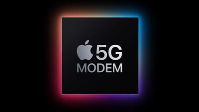 Apple 5G 调制解调器功能